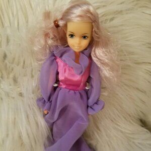 Vintage Creata Princess LISETTE Barbie Clone 11” Doll Purple Dress